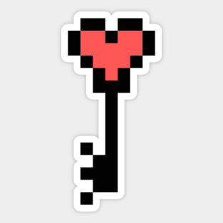 heartkey Sticker